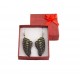 Real Butterfly Wing Graphuim Agamemnon Earrings