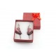 Real Butterfly Wing Pink Swallow Tail Earrings 