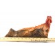 Iguana Vermeil Rouge on Teak Root