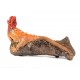 Iguana Vermeil Rouge on Teak Root
