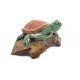 Teak Turtle Sculpture