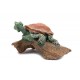 Turtle Sculpture Reclaimed Teak 