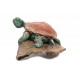 Turtle Sculpture Reclaimed Teak 