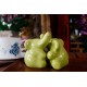 Elephants Hugging Green Salt and Pepper Shakers