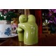 Hugging People Green Salt and Pepper Shakers