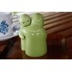 Hugging People Green Salt and Pepper Shakers